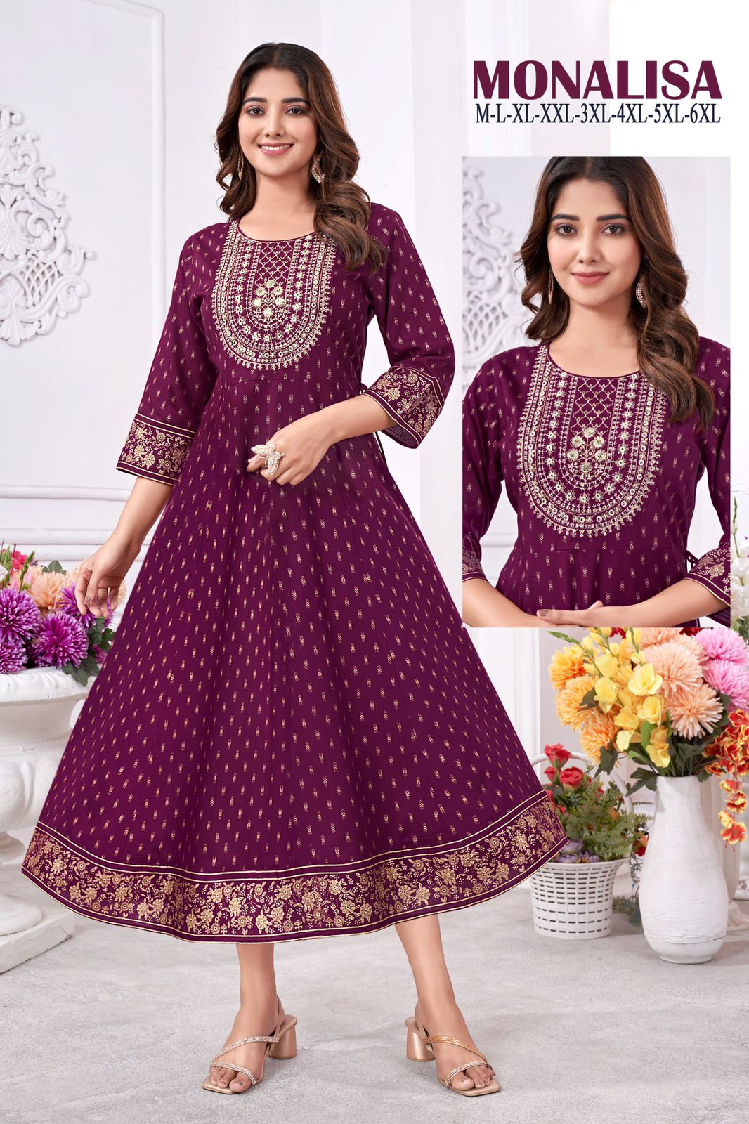 Monalisa By Sangeet Rayon Gold Printed Kurtis Wholesale Shop In Surat